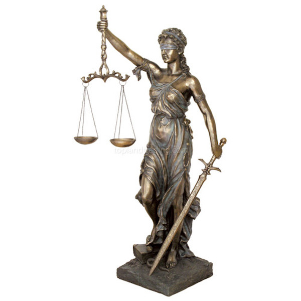 Life Size Lady Justice Statue Goddess of Law Sculpture
